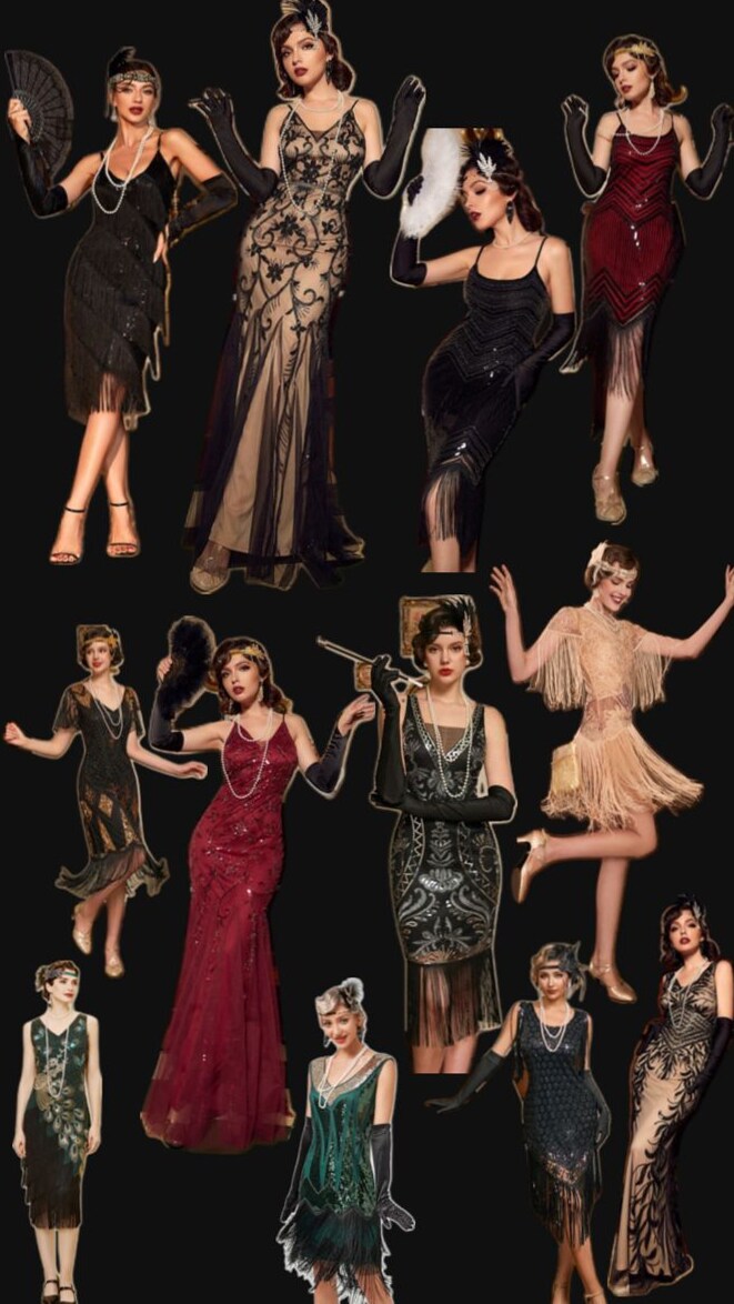 ✨ Neon Gatsby Glam: Art Deco Party Visions | curated aesthetic 715