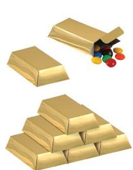 🌿 🌼 ✦ Neon Gilded Favor Boxes Vintage Glam Set of 12 131