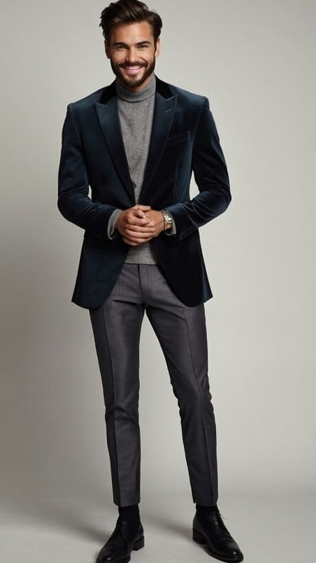 💄 🎩 Neon-Gilded Yuletide Vibe: 17 Gilded Men’s Party Looks 2024 | gather and glo 935