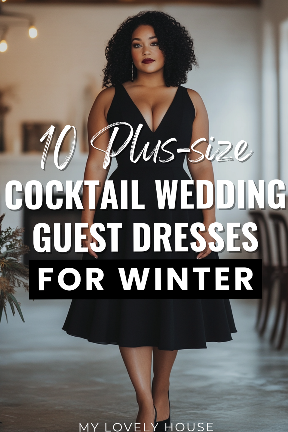 ✨ Neon Glam: 10 Vintage-Inspired Cocktail Gowns for Plus-Size Winter Weddings |  230