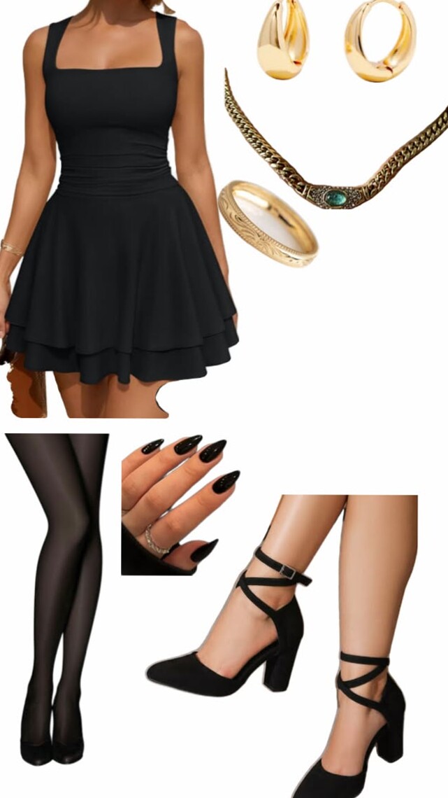 ✨ Neon Glam Birthday Ensemble with Vintage Edge | creative chronicles 665