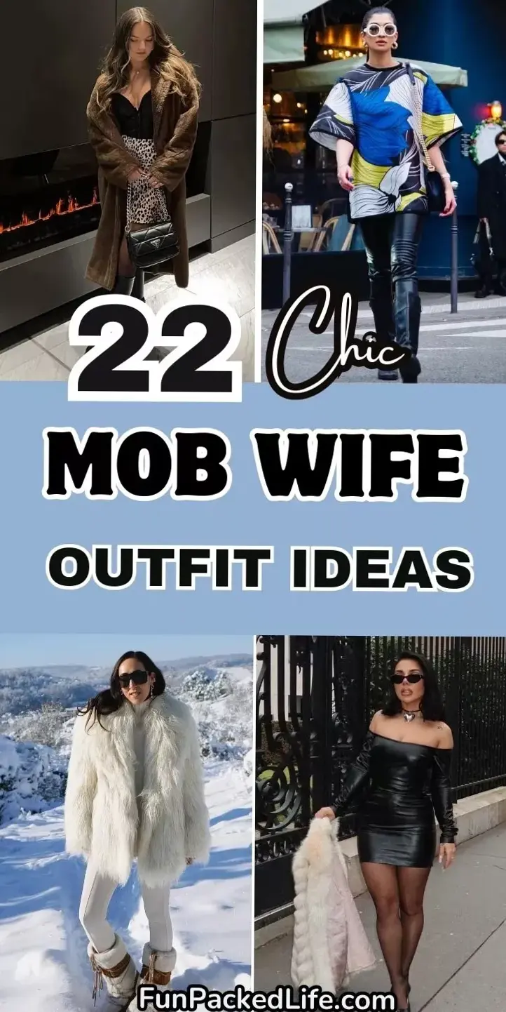 ✨ Neon Glam Noir: 22 Luxe Mob Wife Vibe Outfits | beauty in details 896