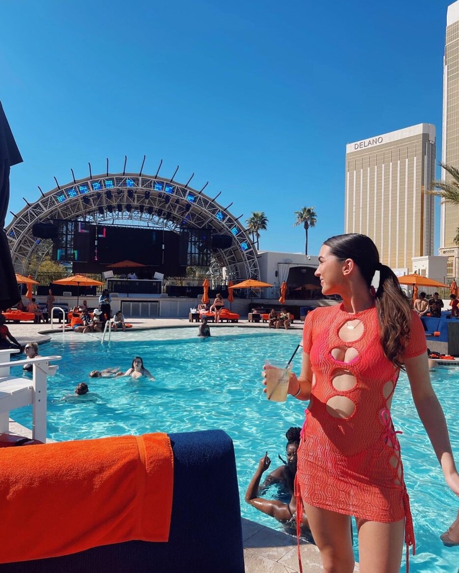 Neon Glam Pool Style: Vintage Luxe Party Vibe ⟐ after hours aesthetic 381