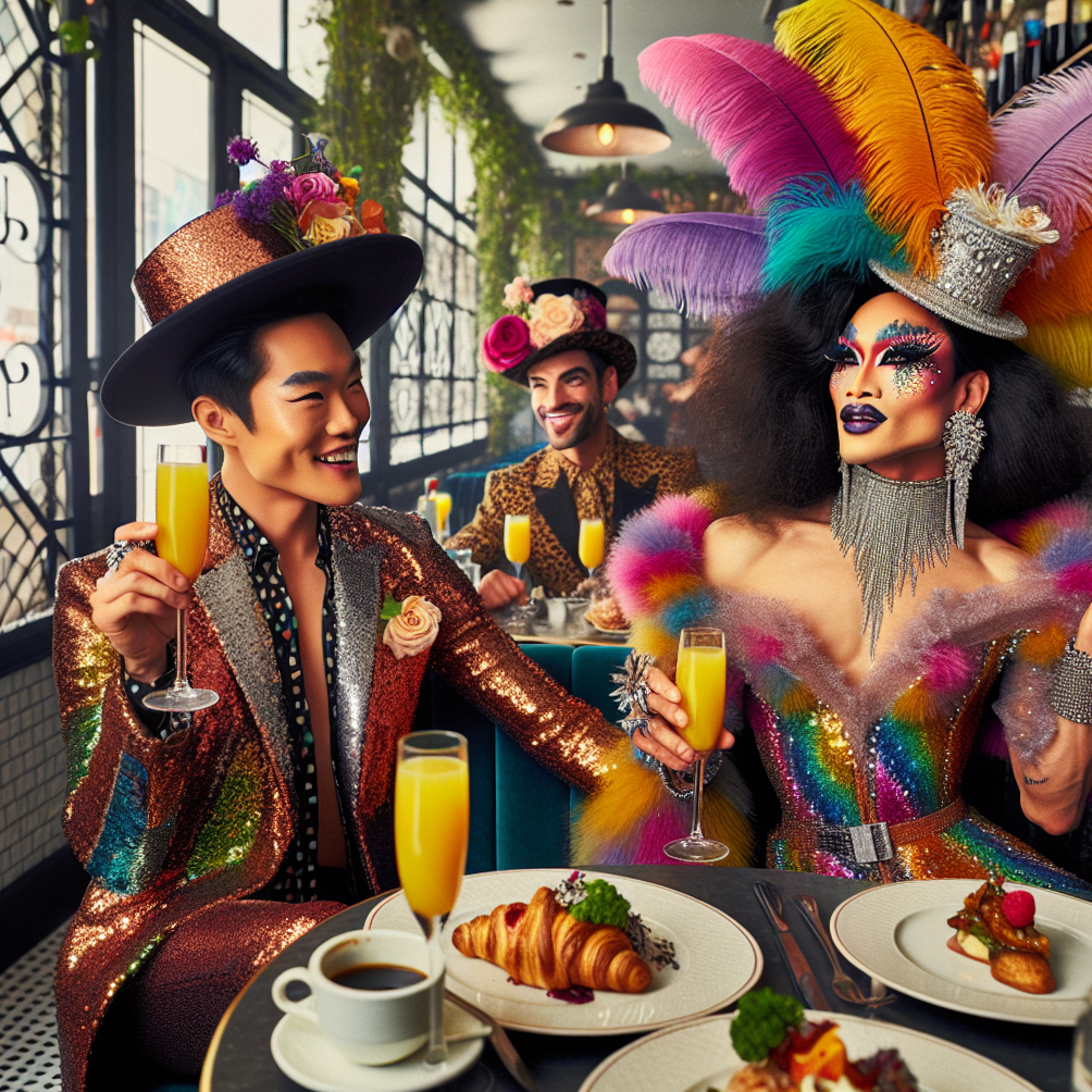 🌺 🌵 🌺 Neon Glam: Vintage-Inspired Drag Brunch Looks for a Luxe Party 270
