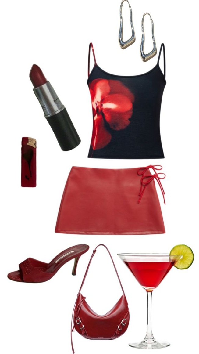 Neon Glamour Meets Cocktail Elegance 🌟 — 🧣 👒 320