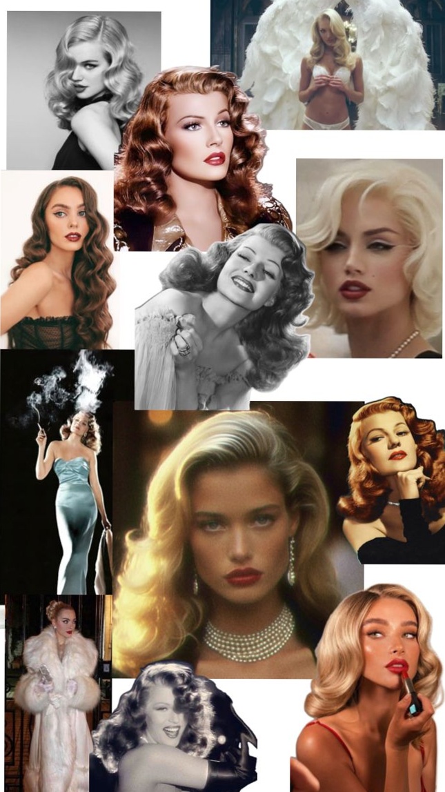 🏙️ 🌉 Neon Glamour Meets Vintage Hollywood Elegance — aesthetic edit 632