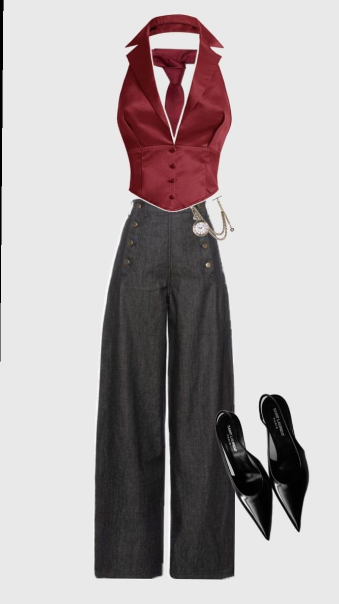 👠 💄 Neon Glamour Meets Vintage Elegance for Party Outfit Inspo | creative luxury 276