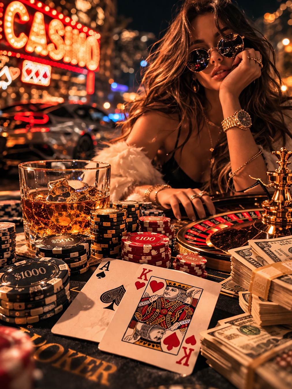 🌴 | Neon Glamour: Vintage Vibe at the Luxe Party | inspiration inbox 838