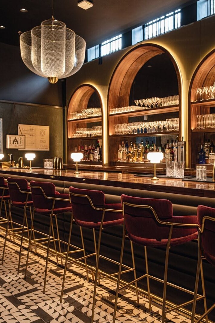 Neon Glow Lounge Bar: Retro Vibes & Game-Inspired Elegance | 📻 🎭 daily dose of b 909