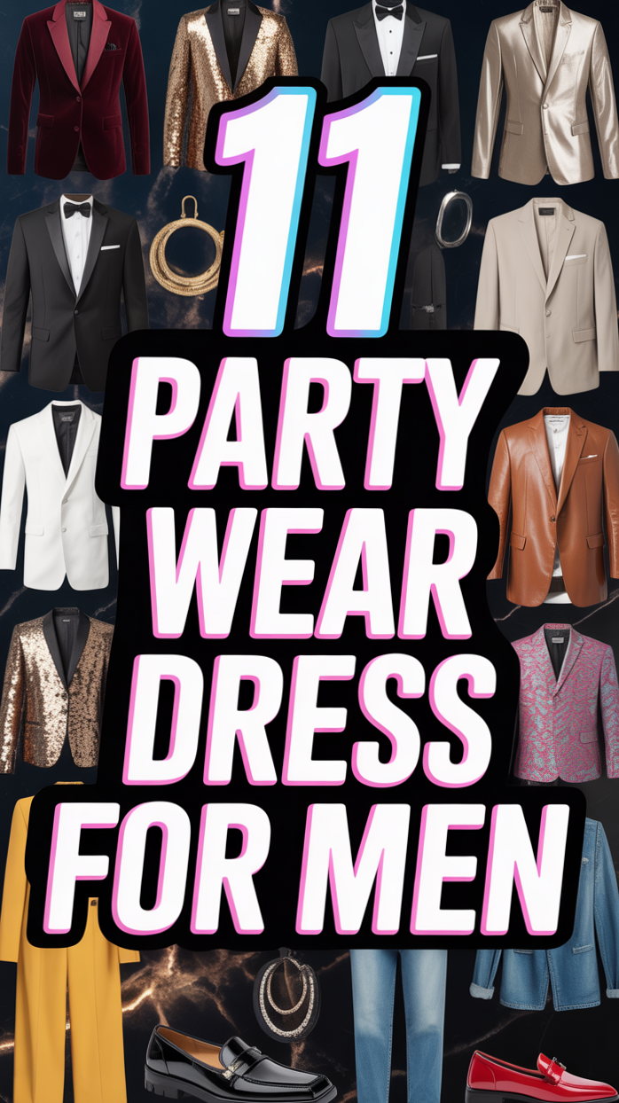 ✨ Neon Glow Party Suits For Men | Vintage Luxury Style Guide | festive vibes act 371