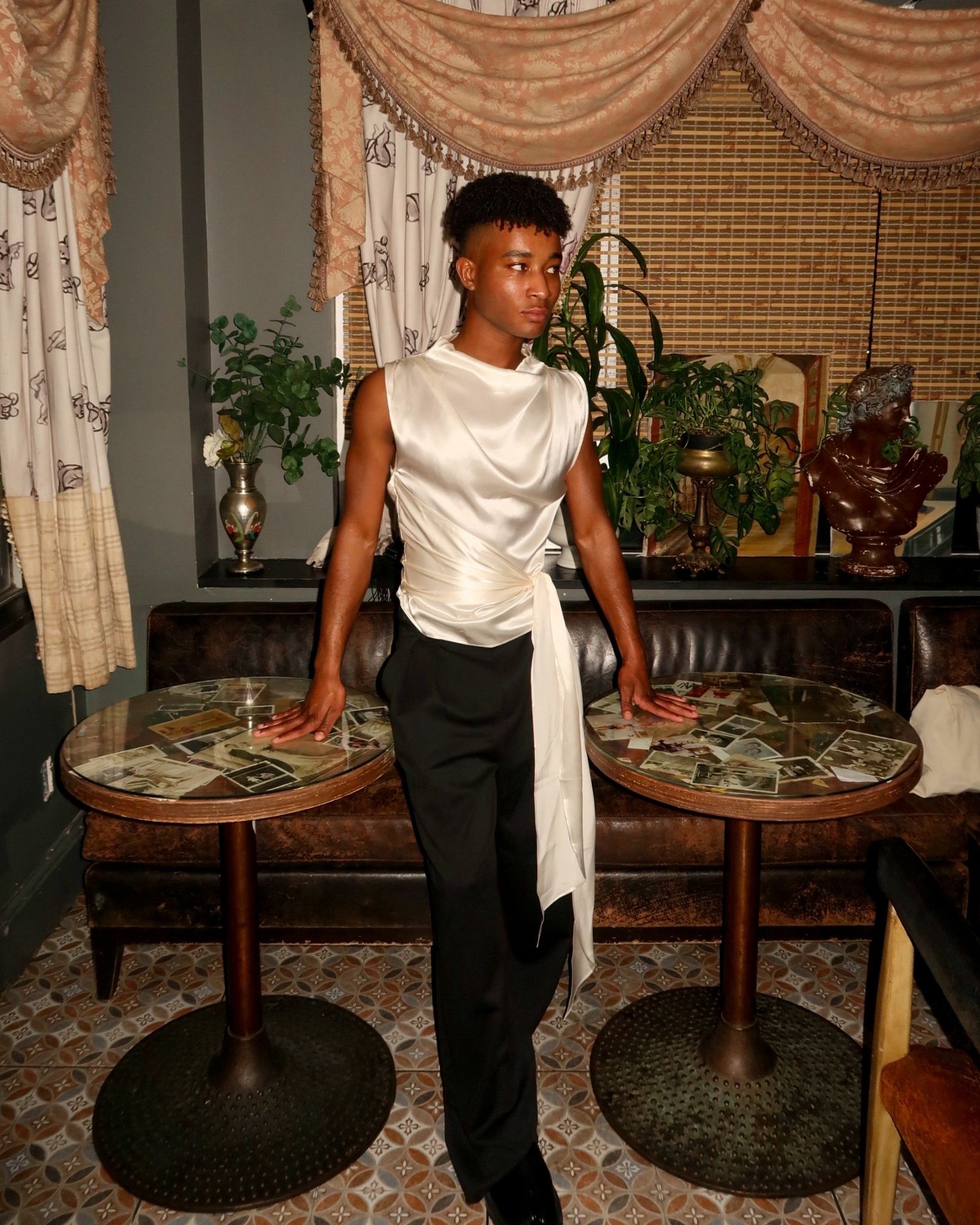 🛳️ Neon Glow Vintage Elegance Party Art — aesthetic edit 446