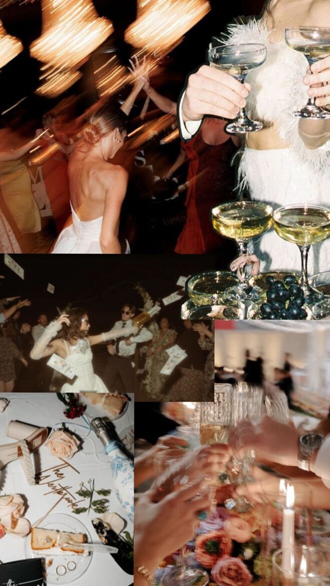 Neon Glow Vintage Reception Party Aesthetic • 🎰 🎞️ 113