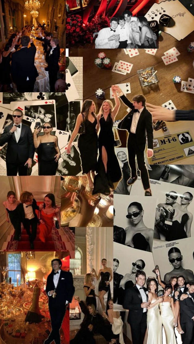 🎭 🎯 Neon Glow Vintage Soirée: Luxe Party Vibe & Game Art Inspiration 621