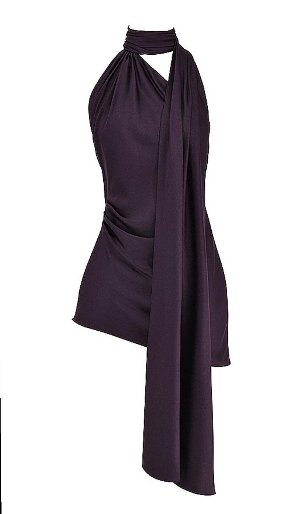 👠 👗 Neon-Glow Wrap Neck Dress in Midnight Hues | glow up your feed 940