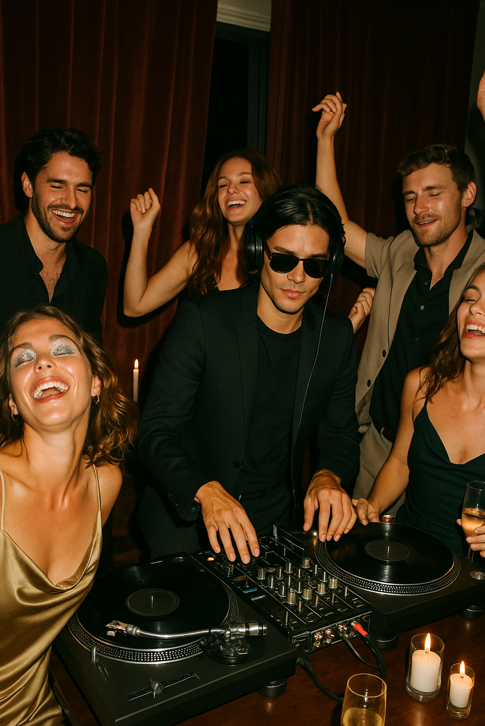 ⊹ Neon Groove: Vintage Vibe DJ Art & Party Glam ⊹ 🛳️ 158