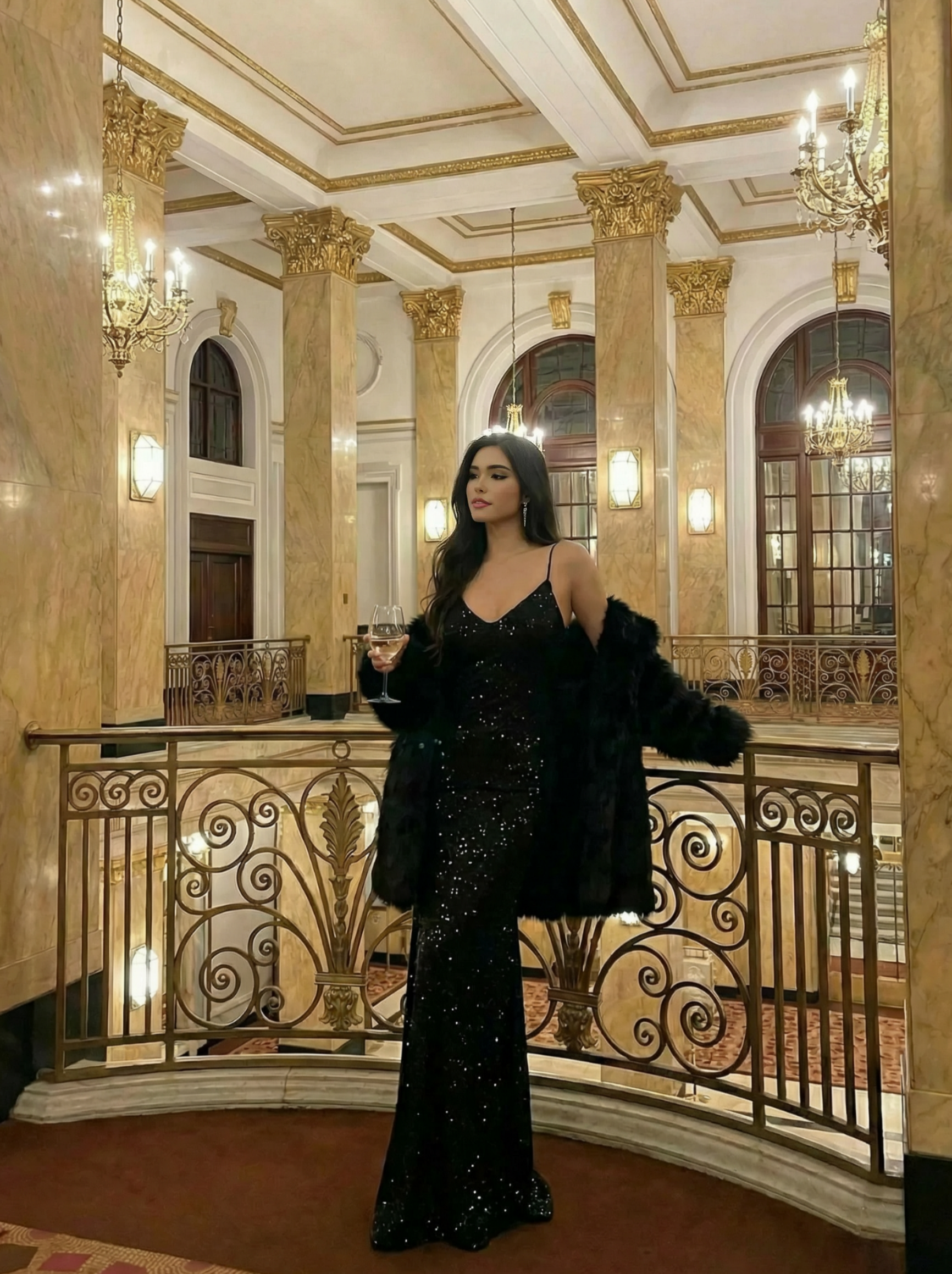 ✨ Neon-Infused Black Bodycon With Vintage Glow | style sanctuary 371