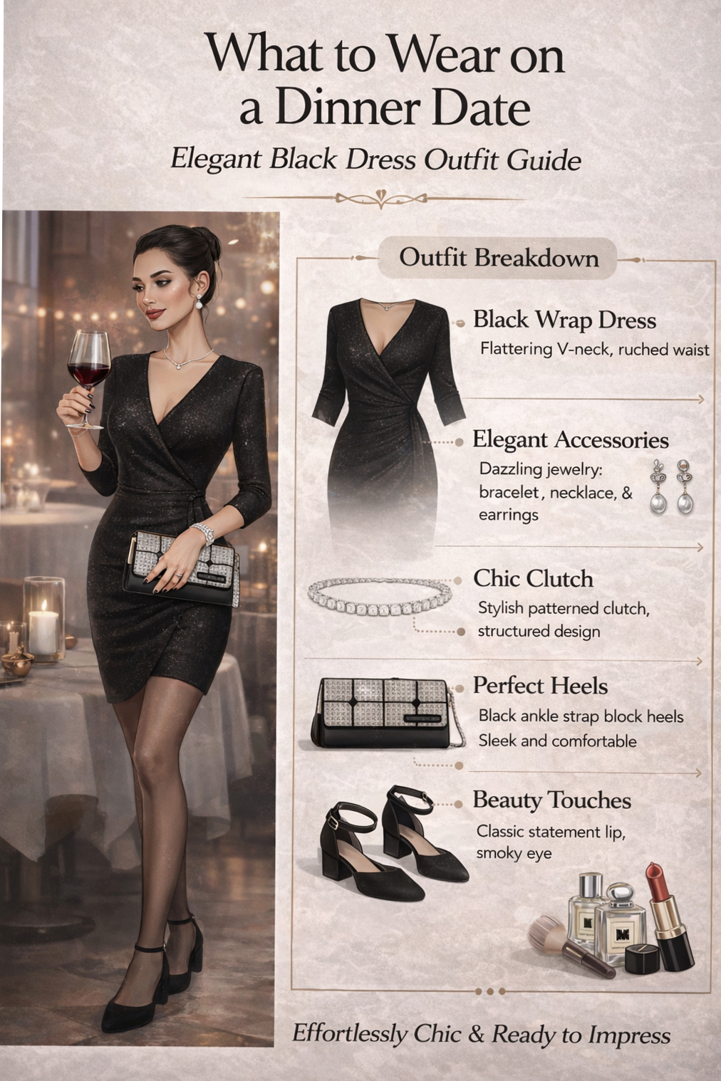 ✨ Neon-Infused Elegance: Vintage-Inspired Dinner Date Attire | brand design magi 496