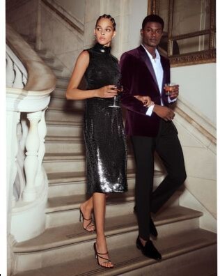 ⊹ Neon-Infused Tailor Wool Pants in Dark Black ⊹ 🎭 🎯 498