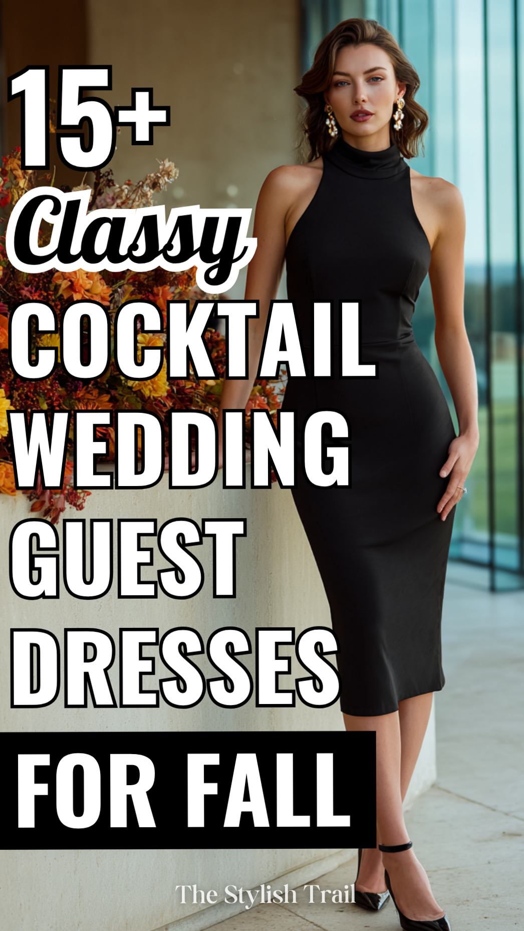 🍂 ⟡ Neon-Infused Vintage Elegance: Fall Cocktail Guest Looks 2025 511