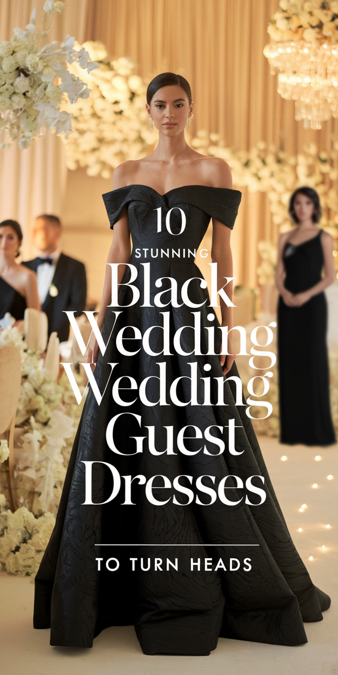 ✨ Neon-Inspired Black Dresses for a Timeless Wedding Soirée | style sanctuary 618