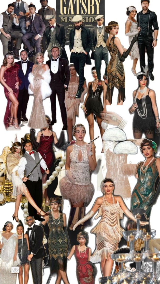 Neon Jazz Age Glamour Party Aesthetic 🕰️ 910