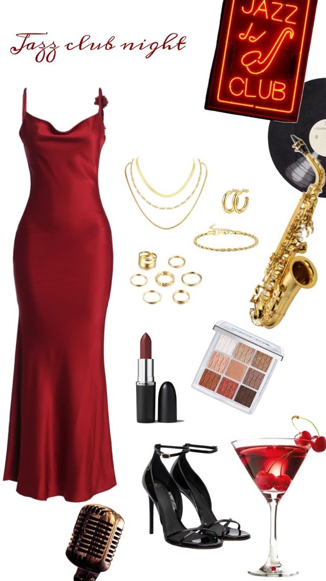 👢 👜 Neon Jazz Elegance for Vintage-Inspired Night Outfits 827