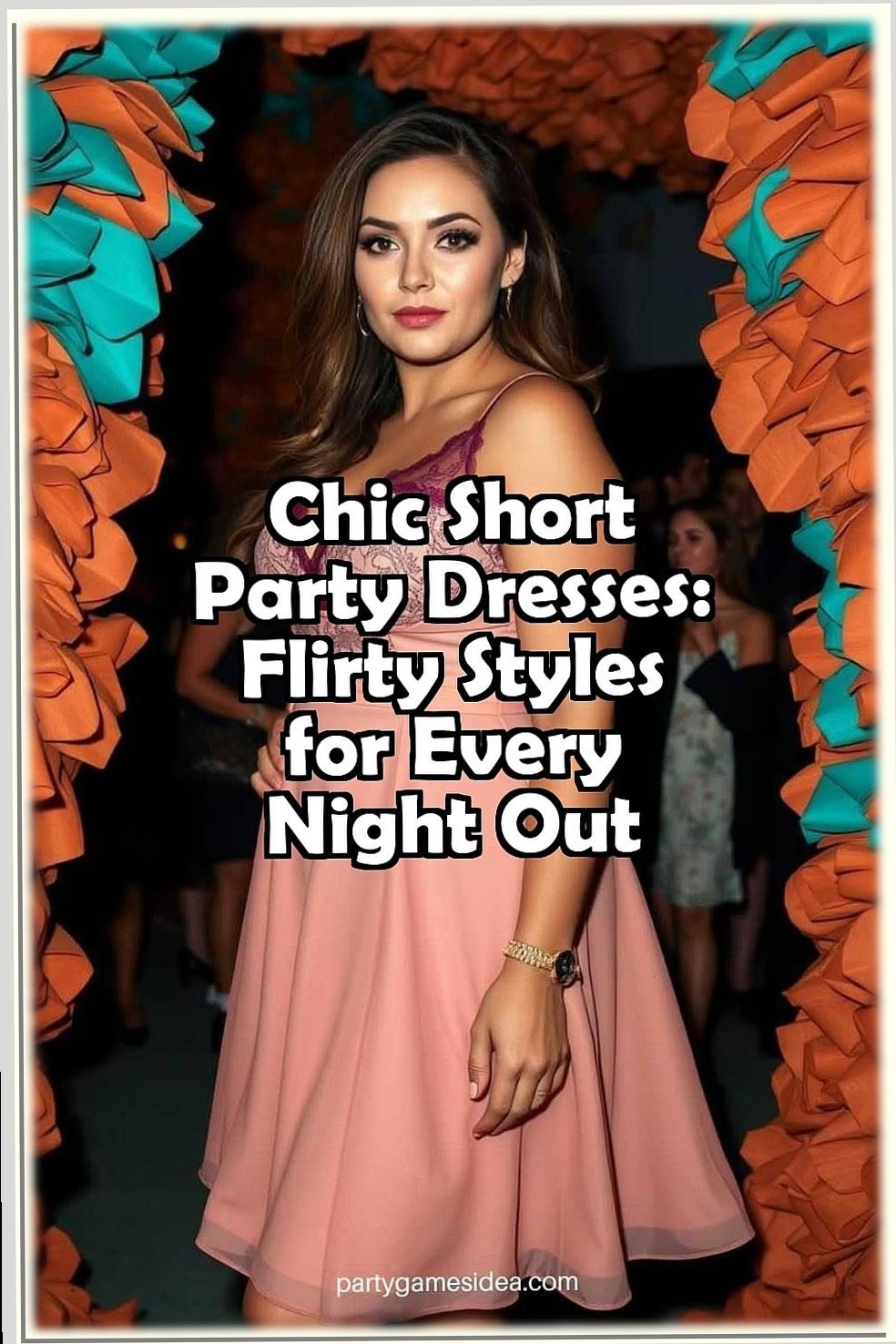 🏙️ 🏨 ✦ Neon-Kissed Mini Gowns: Electric Glam for Midnight Walks 125