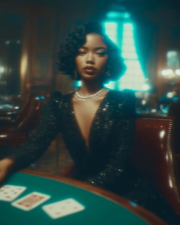 🍃 🍃 | Neon-Lit Glamour: Blurred Vintage Party Visions | art of living well 729