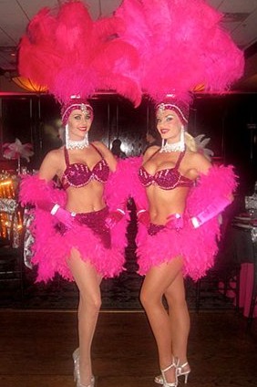 🌻 🌸 Neon-Lit Vegas Dancers in Glam Art Deco Style 567