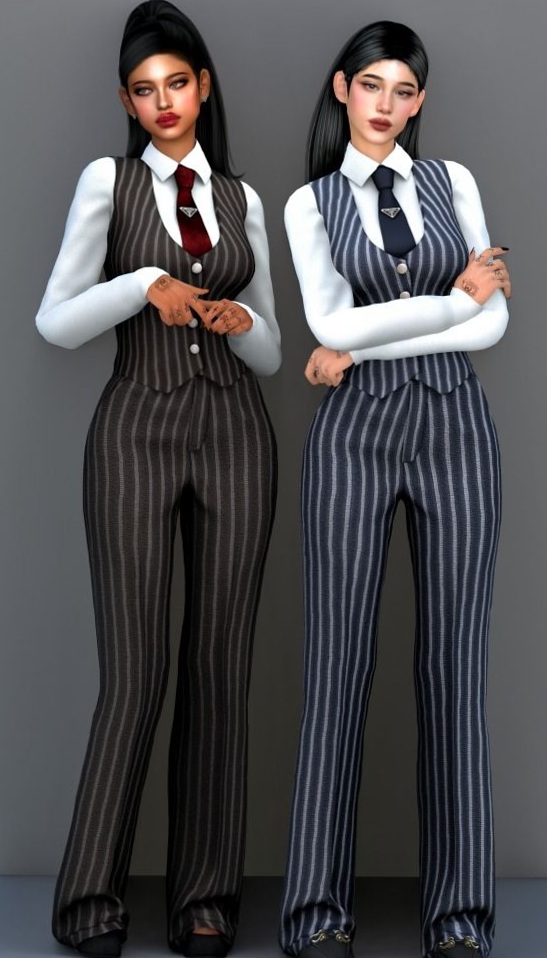 Neon Luxe Sim Style: Glitch Vintage Party Outfit | 💫 👑 interface inspiration 871