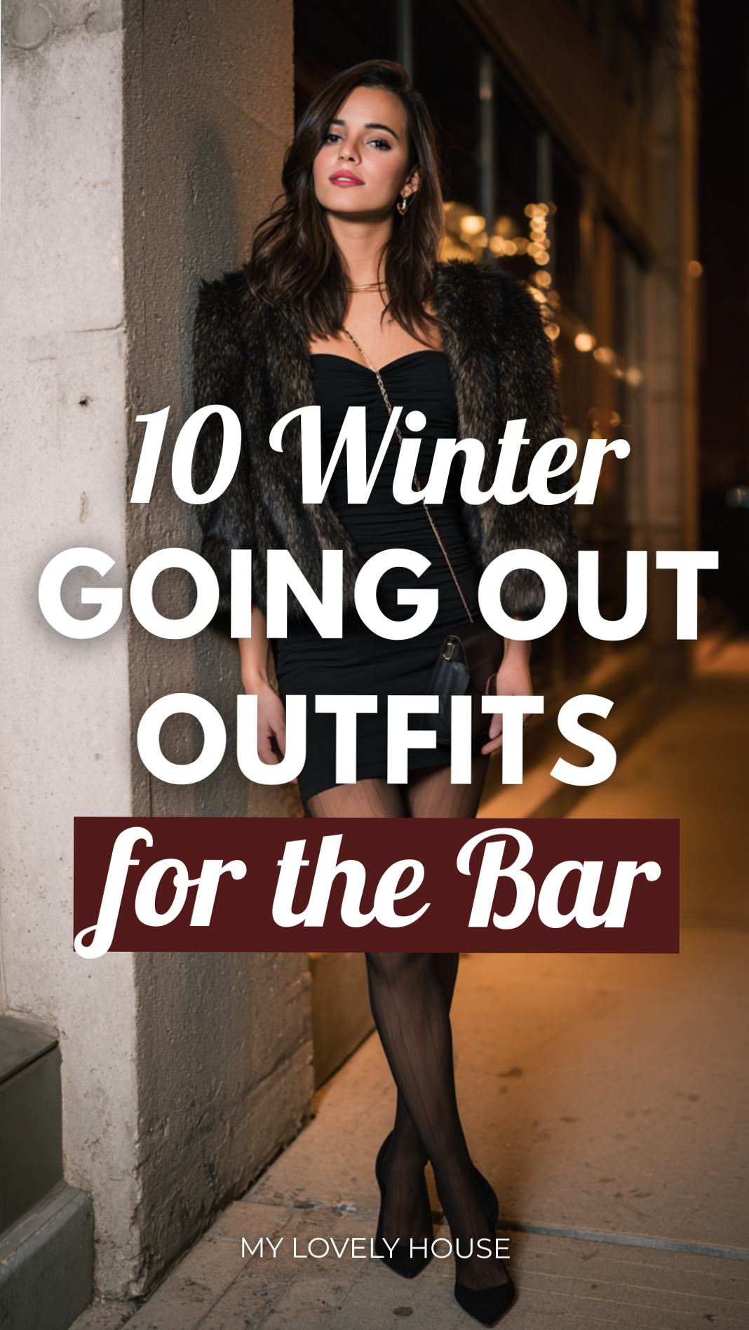 🎩 👢 Neon Nights: 10 Sleek Winter Glam Looks for Bar Adventures — aesthetic edit 850