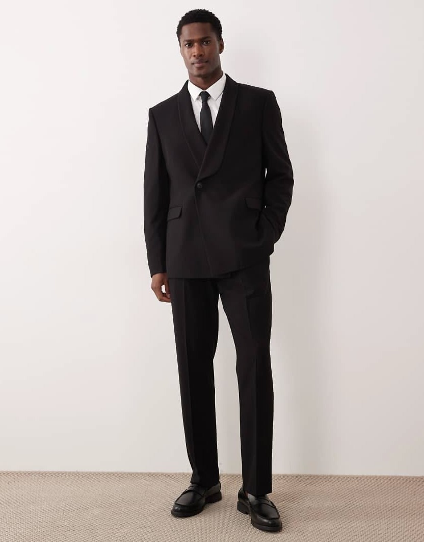 Neon Noir Crepe Trousers with Vintage Futurism Edge — 🎯 🖌️ 510