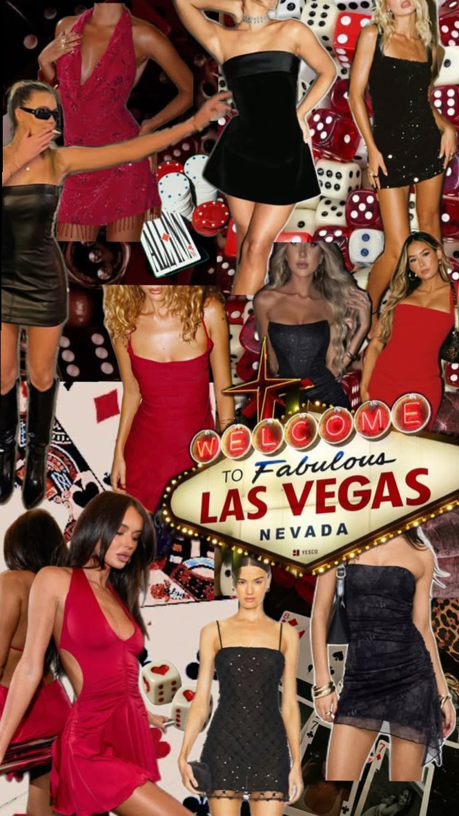 Neon Noir Elegance: Glitch Art Vegas Vibes | 🥳 🍸 after hours aesthetic 366