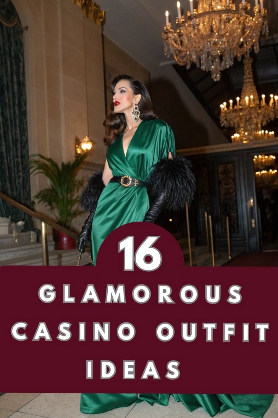 ✨ 🥂 🌹 Neon Noir Glam: Vintage-Inspired Party Ensemble with golden Flair 767