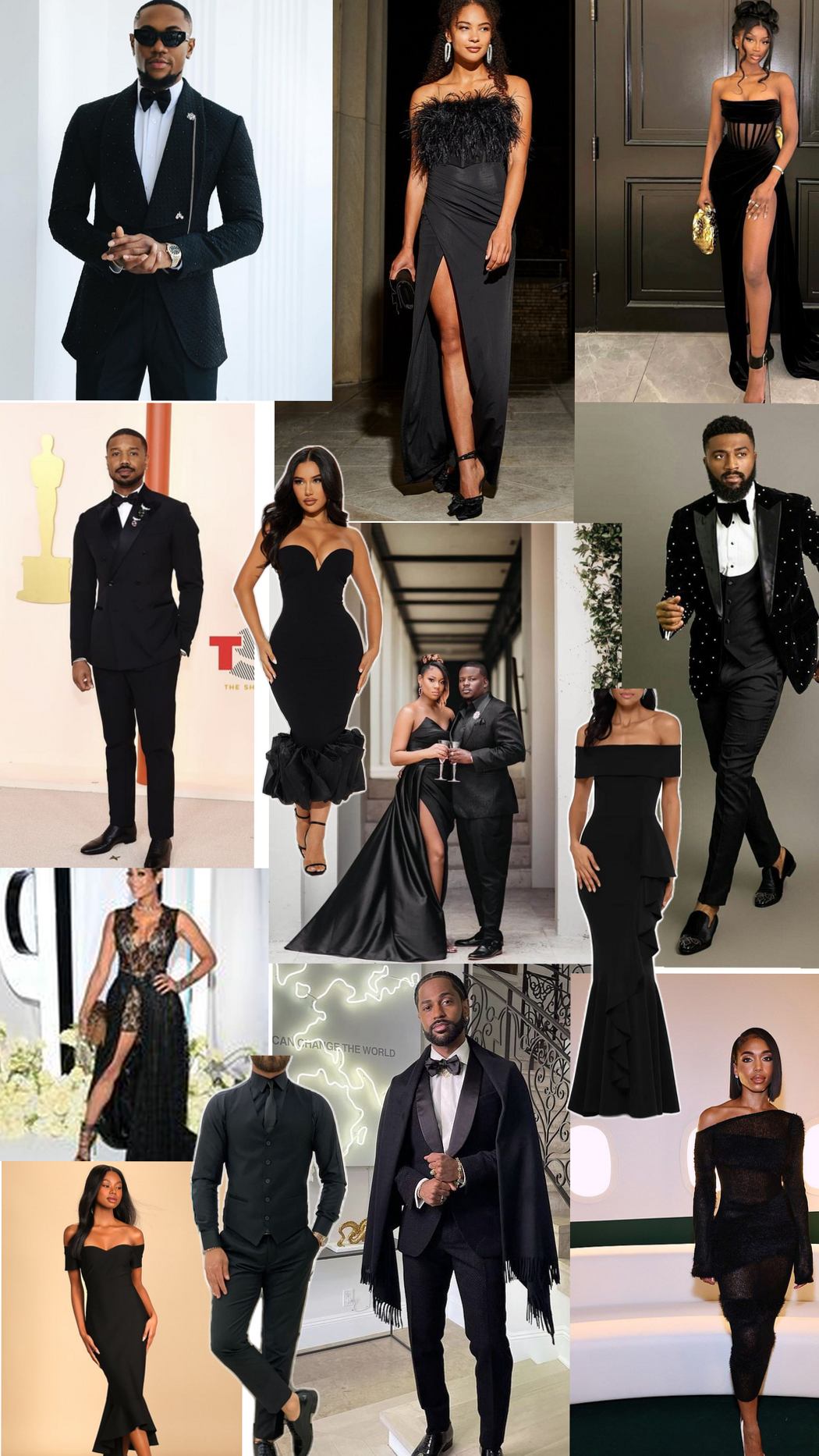 🌃 Neon Noir: Glitzy Vintage Party Aesthetics | style study session 564