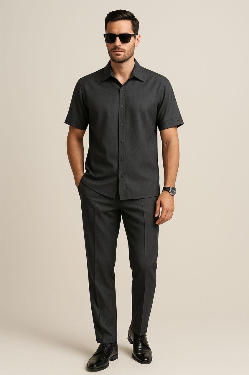 🏙️ 🌴 ✦ Neon Noir Men’s Suit Set: Retro Glamour for Bold Evenings 409