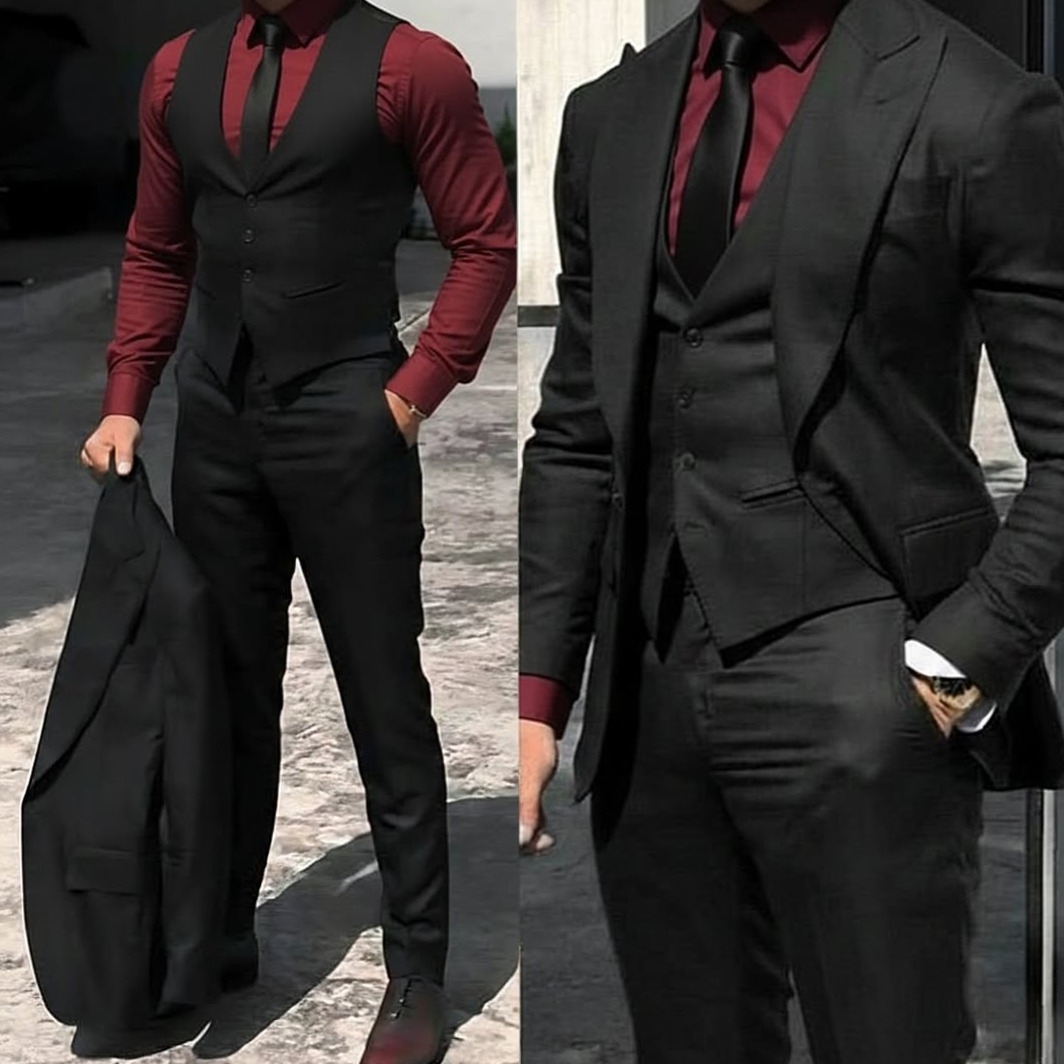 🌉 🏙️ 🚗 ✦ Neon Noir Tuxedo Game Art Vintage Glam 310