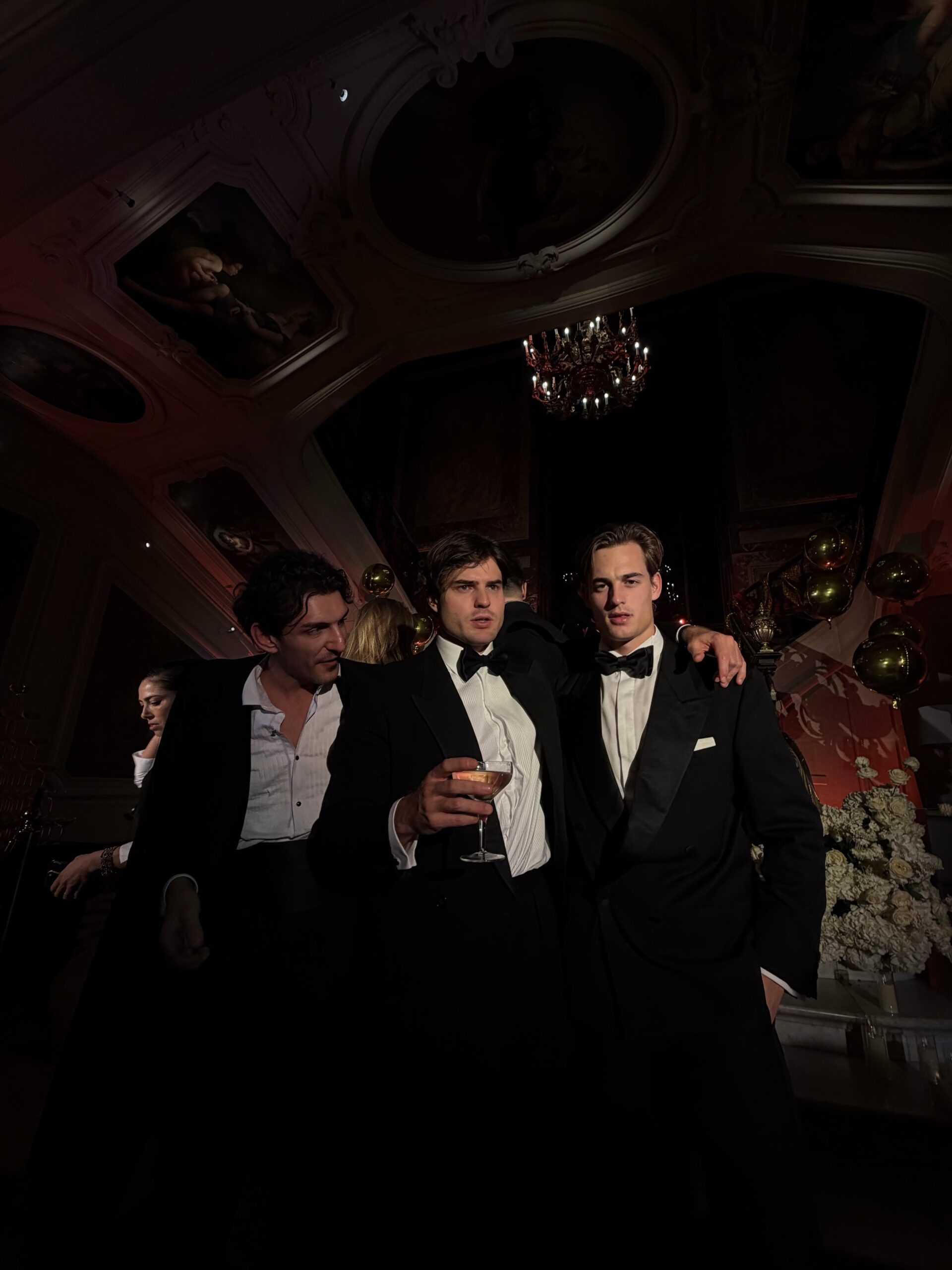 🎈 🍾 Neon Noir Tuxedo Society Vintage Glam — aesthetic edit 611