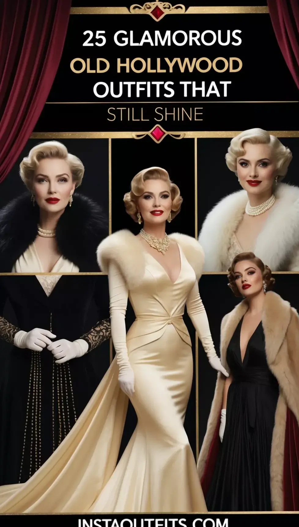 ✨ Neon Nostalgia: 25 Divine Gowns of Old Hollywood Splendor | city lights magic 453