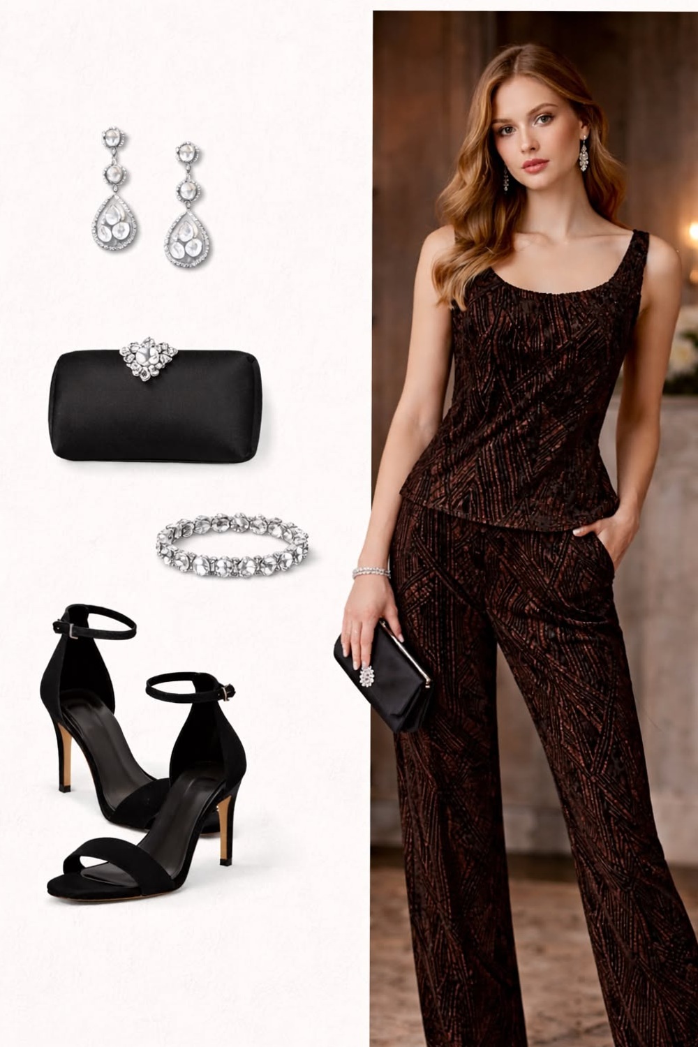 🏖️ Neon Nostalgia: Glamour in Gold & Glow | retro glamour inspiration 287