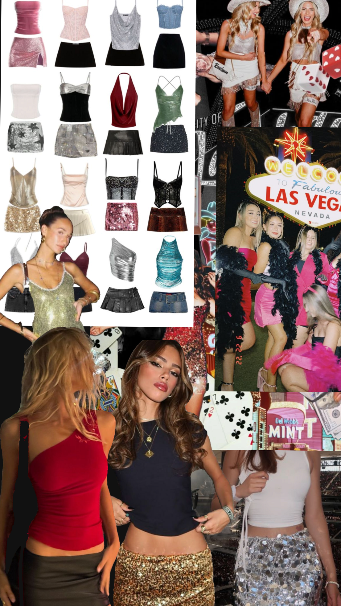 Neon Nostalgia: Glitch Art Vegas Vibes for Luxe Party Aesthetics | 🏙️ 🌴 electric 704