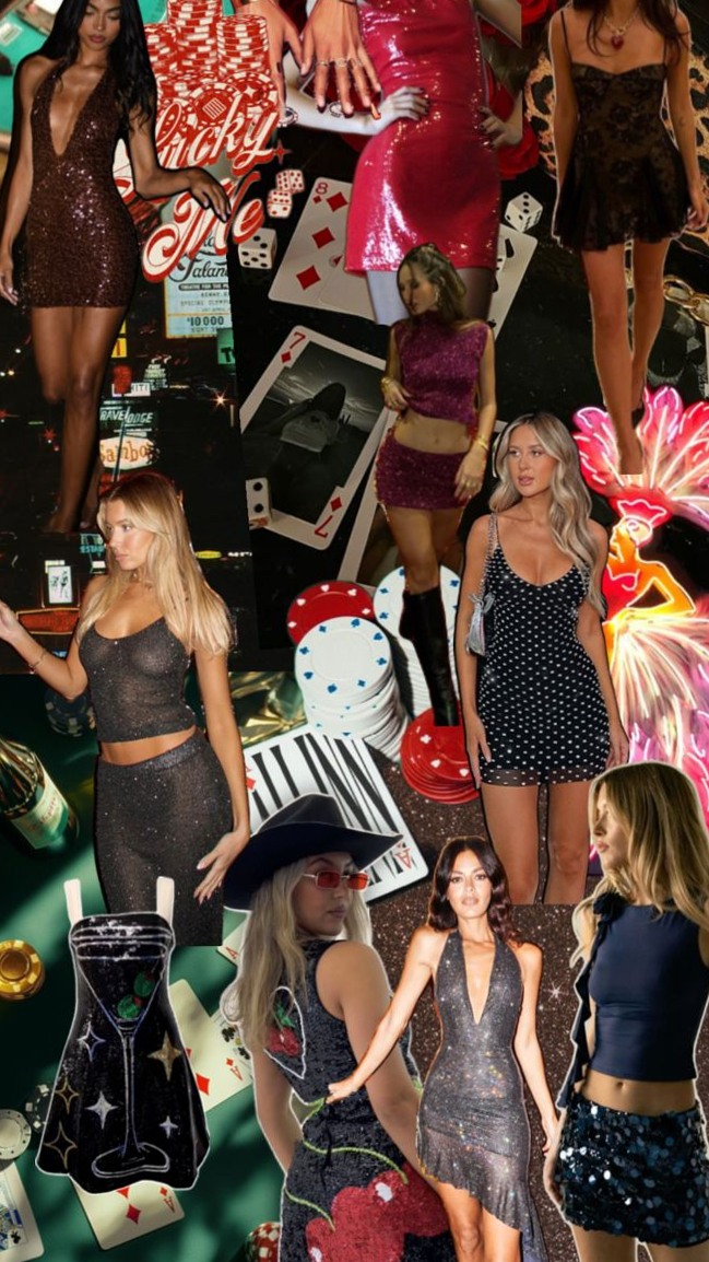 🛳️ Neon Nostalgia: Luxe Vegas Vibes & Glittering Game Art 716