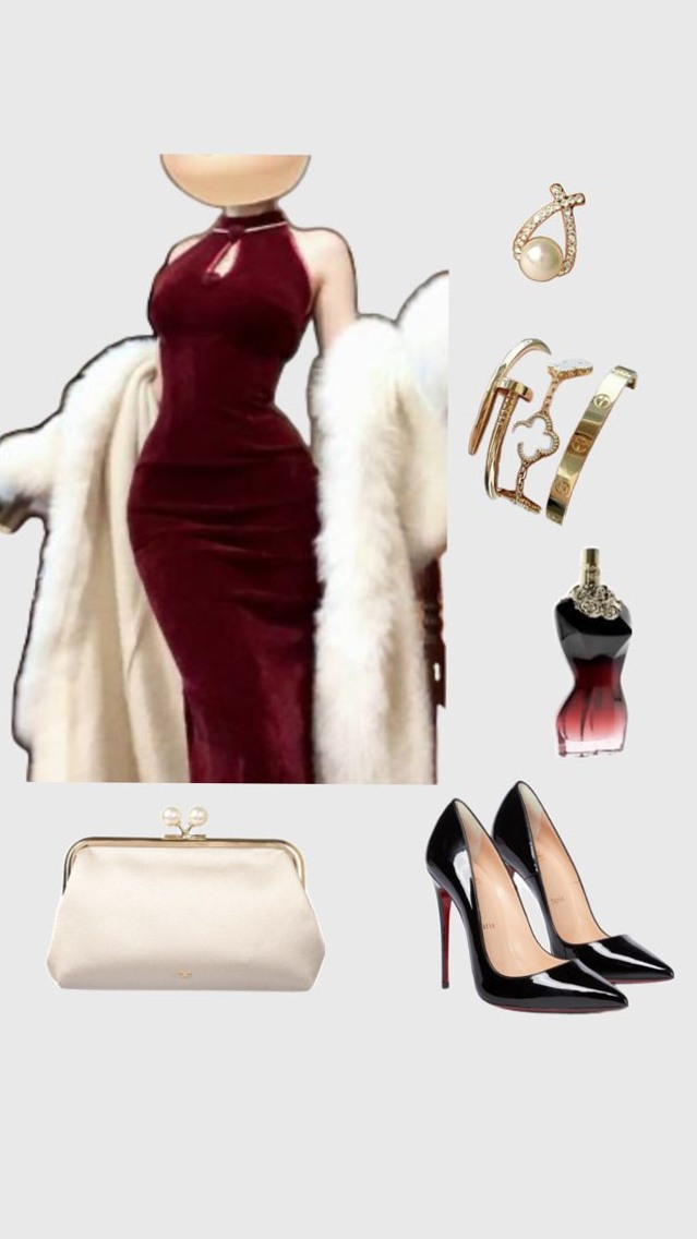 Neon Opulence Evening Ensemble 🎪 984