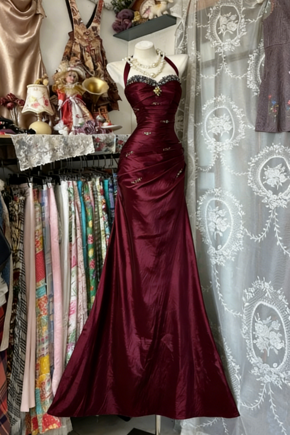 ⚡ Neon Retro Birthday Gown with Vintage Game Art Vibes | heritage style icon 195