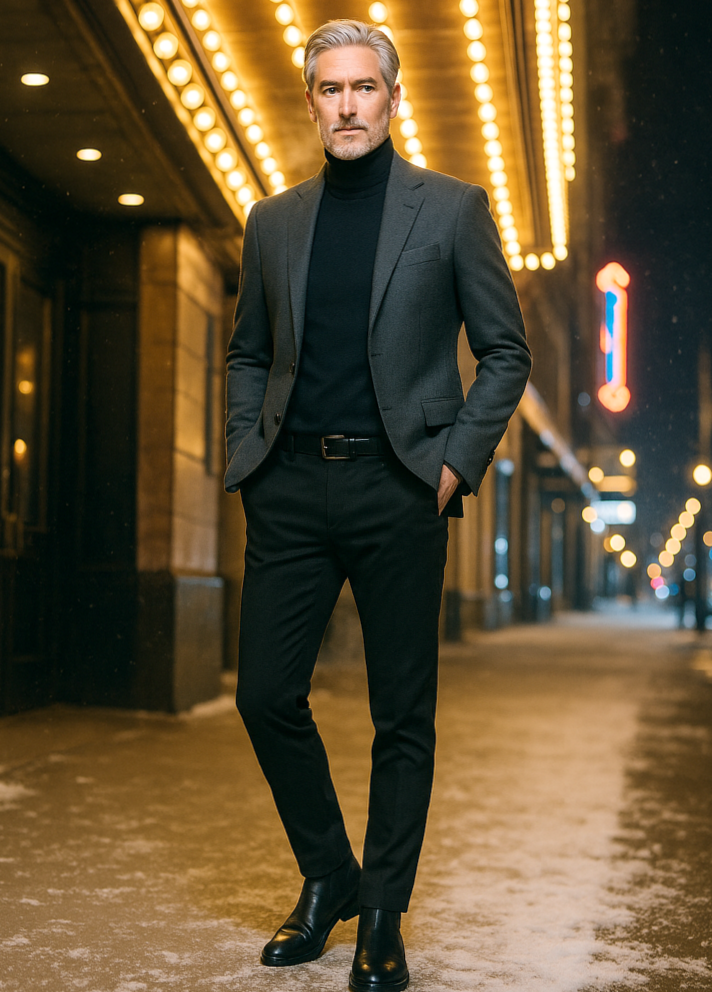 🖤 🤍 Neon Retro Date Night Looks for Stylish Men 567