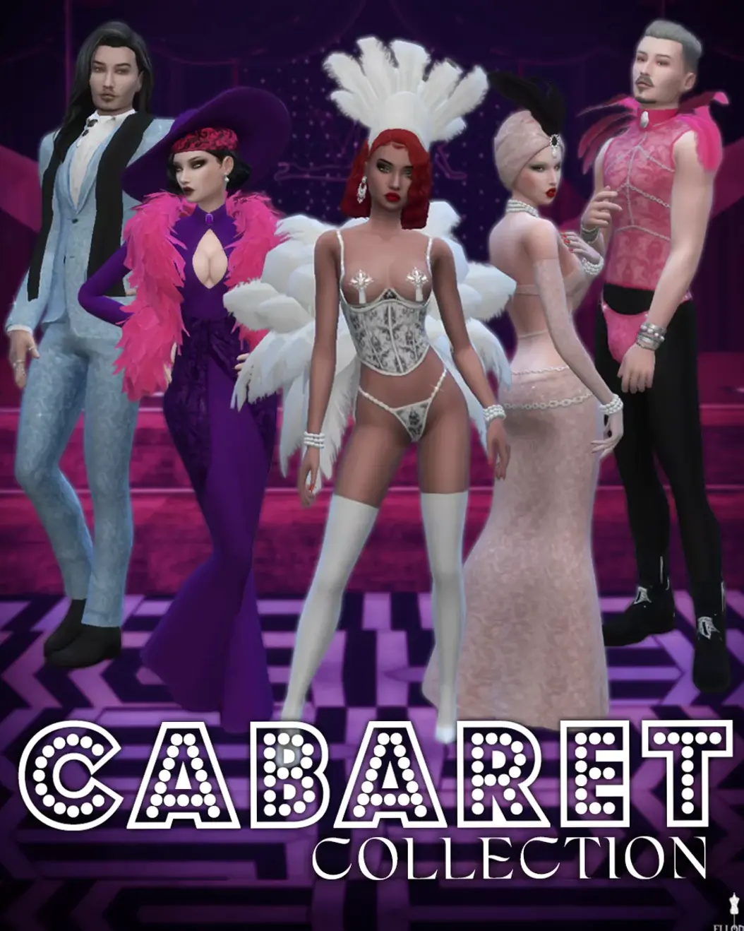 💟 ⟡ Neon Reverie: Cabaret Dreams by Ellone Andreea 692