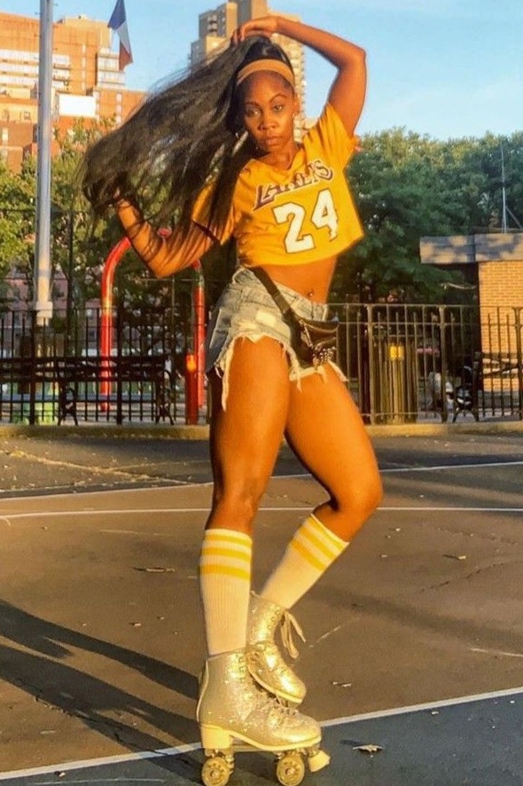 ✨ ✨ Neon Roller Dreams: Glitz, Glam, and Vintage Glow | visual vocabulary 644