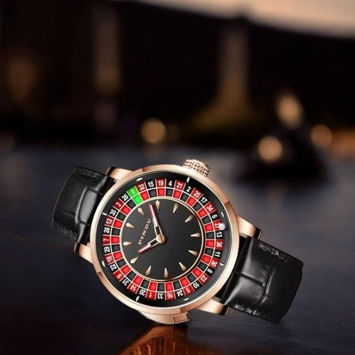 🌺 | Neon Roulette Inspired Luxury Watch with Vintage Game Art Design | moment ma 436
