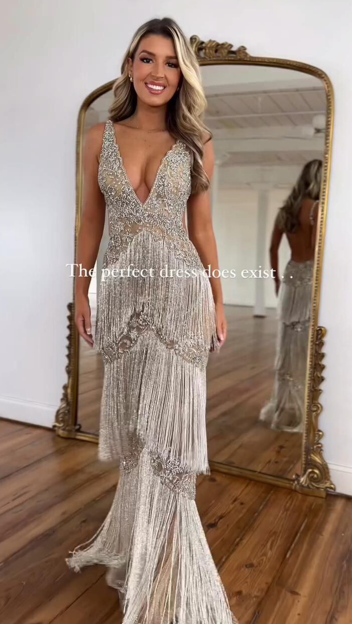 🍸 Neon Sequin Mermaid Gowns with Beaded Glamour — aesthetic edit 761