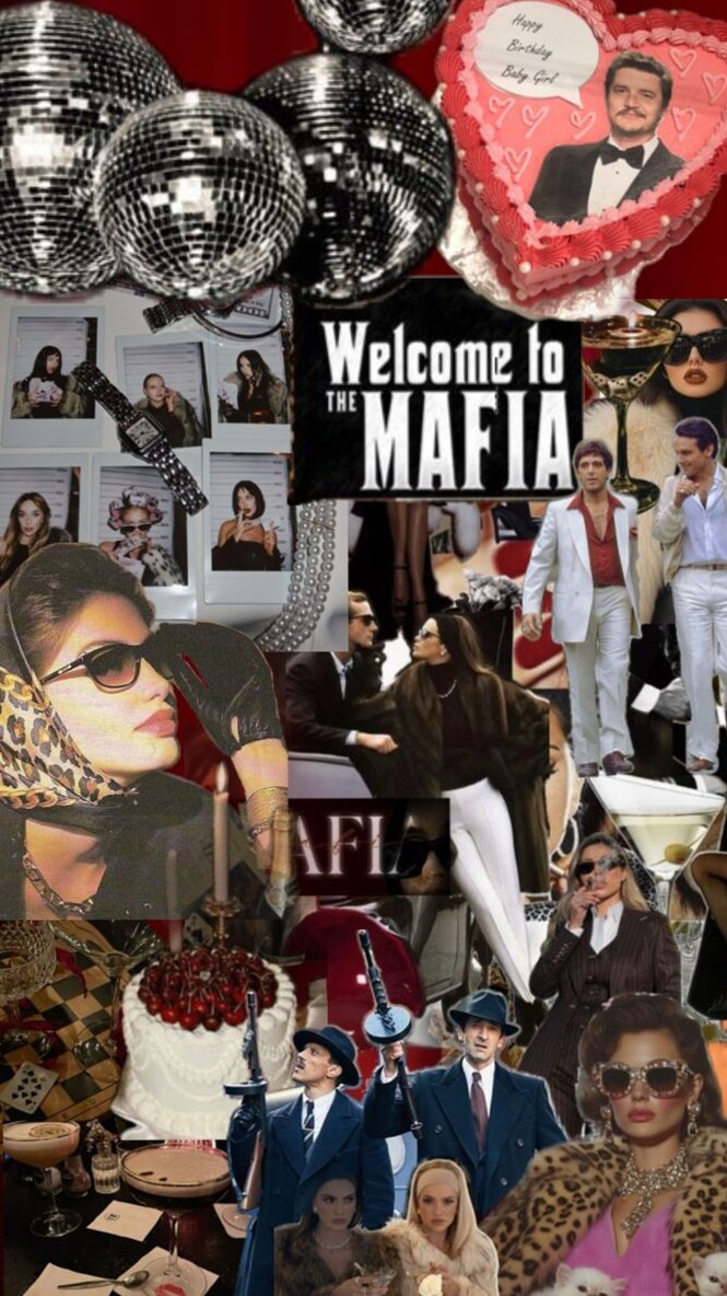 🎭 ✦ Neon Shadows & Velvet Glamour: Mafia-Inspired Game Art 189